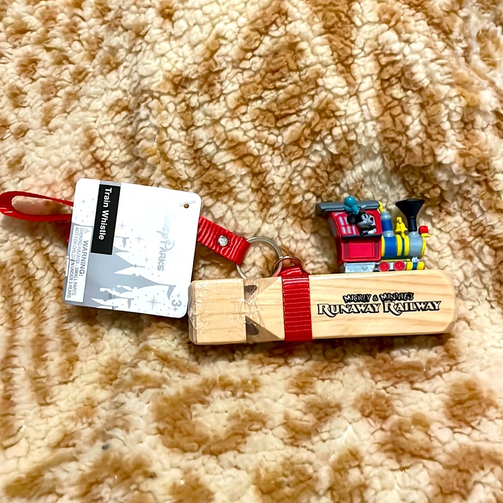 Disney runaway railroad train whistle NWT